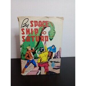 By Space Ship To Saturn Roy Rockwood HB Whitman 1935 RARE